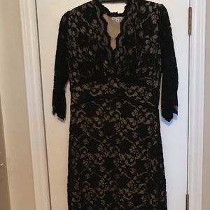 Kiyonna black lace dress